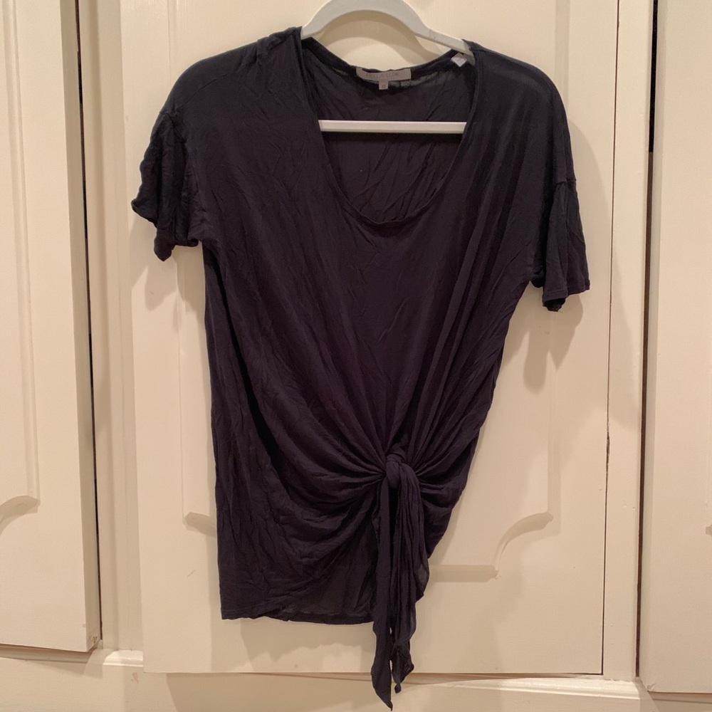 Black Tie Front Tee